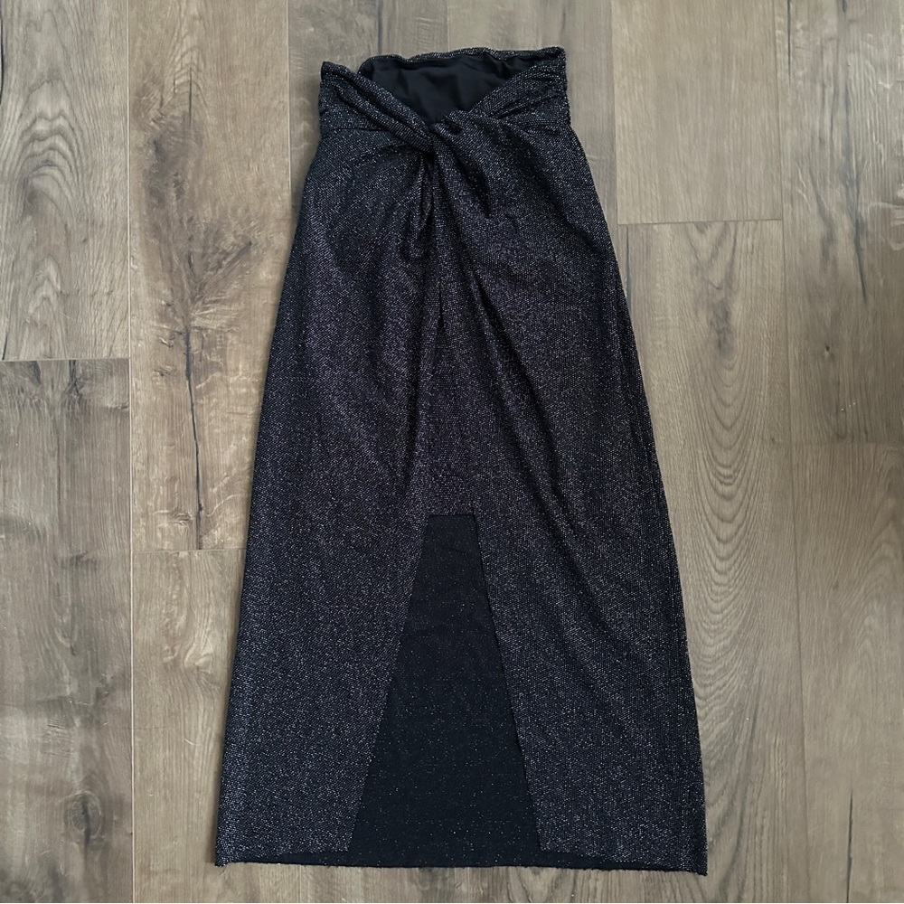 AllSaints Sami Metallic Skirt - Size US 2 - Picture 9 of 16